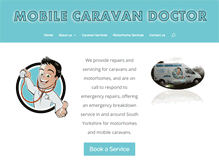 Tablet Screenshot of mobilecaravandoctor.co.uk